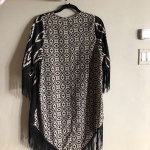 Rumors Tribal Kimono w/ Fringe